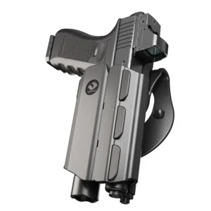 אורפז T40 נרתיק חיצוני לאקדחים עם כוונות - אמצעי תאורה - תמונה להמחשה עם אקדח