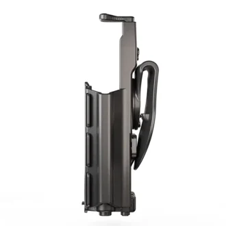 אורפז T40X – נרתיק לאקדחים עם כוונות, צייני לייזר ופנסים ומנגנון אבטחה לחיצת אגודל – פאדל מהצד אורפז T40X – נרתיק לאקדחים עם כוונות, צייני לייזר ופנסים ומנגנון אבטחה לחיצת אגודל – פאדל מהצד