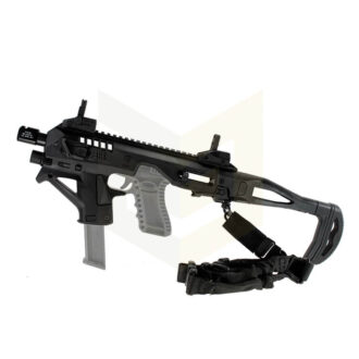 מיקרו רוני 4 – ערכת בייסיק – מערכת הסבה עם רצועת נשק, מתאם מנח אגודל וכוונות – שחור מיקרו רוני 4 – ערכת בייסיק – מערכת הסבה עם רצועת נשק, מתאם מנח אגודל וכוונות – שחור