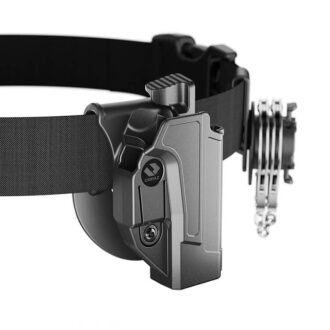 נרתיק אקדח C-Series עם מנגנון אבטחה Level II ופאדל חיצוני – ORPAZ תמונה להמחשה על החגורה נרתיק אקדח C-Series עם מנגנון אבטחה Level II ופאדל חיצוני – ORPAZ תמונה להמחשה על החגורה