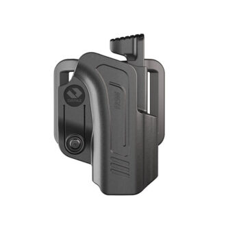 נרתיק חיצוני לגלוק וזיג זאוור עם מנגנון נעילת לחצן דו שלבי Level II מסדרת R של ORPAZ עם מתאם חגורה נרתיק חיצוני לגלוק וזיג זאוור עם מנגנון נעילת לחצן דו שלבי Level II מסדרת R של ORPAZ עם מתאם חגורה