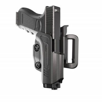 נרתיק חיצוני לגלוק וזיג זאוור עם מנגנון נעילת לחצן דו שלבי Level II מסדרת R של ORPAZ עם מתאם חגורה – תמונה להמחשה נרתיק חיצוני לגלוק וזיג זאוור עם מנגנון נעילת לחצן דו שלבי Level II מסדרת R של ORPAZ עם מתאם חגורה – תמונה להמחשה