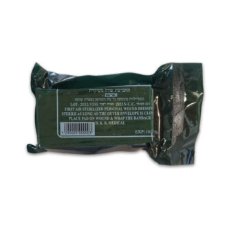 תחבושת אישית צבאית מעוקרת, תקנית וסטרילית לקניה אונליין תחבושת אישית צבאית מעוקרת, תקנית וסטרילית לקניה אונליין