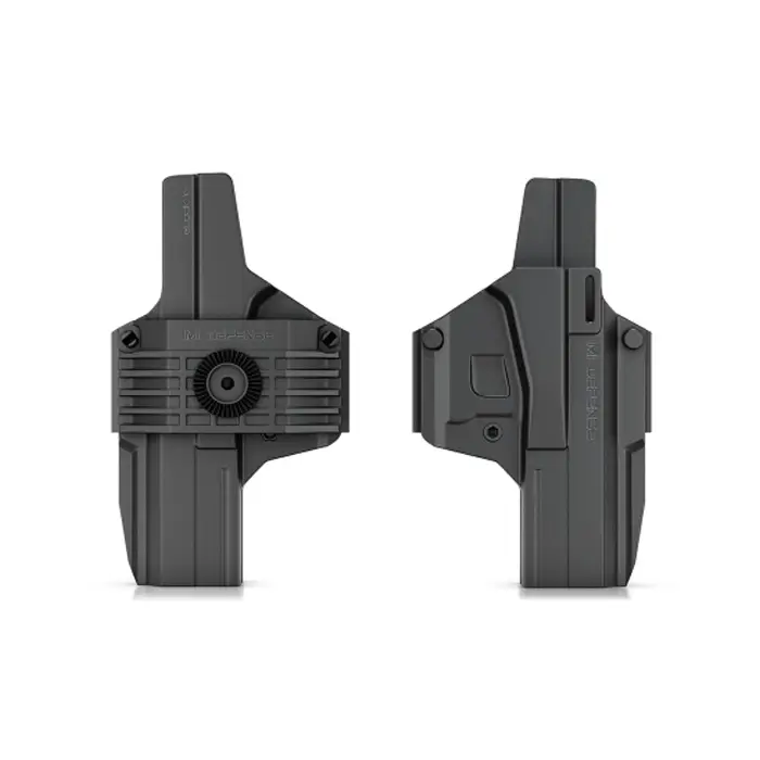 MORF 3X נרתיק אקדח חיצוני ופנימי, ליד ימין ויד שמאל של IMI IMI-Z8017 שחור – מתאם רוטו