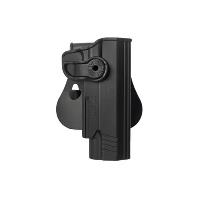 נרתיק חיצוני לאקדח טאורוס PT1911 עם או בלי מסילה לקניה – שחור IMI-Z1130