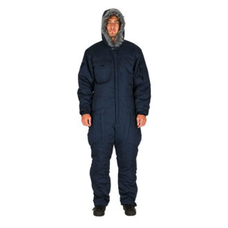 חרמונית באפלו של חגור, צבע כחול עם כובע חרמונית באפלו של חגור, צבע כחול עם כובע