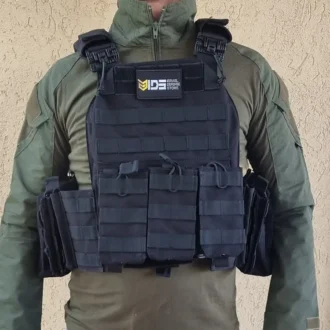 אפוד לוחם שחור- IDS אפוד לוחם שחור- IDS