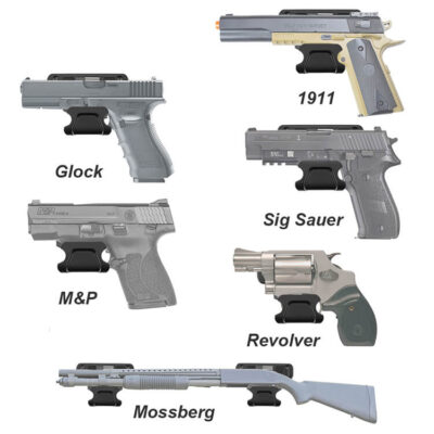 מתקן מגנטי לאקדח – מתאים לסוגים שונים של אקדחים
