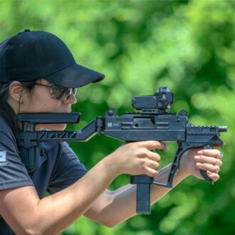 מפרולייט M22 – כוונת השלכה – מותקנת על רובה מפרולייט M22 – כוונת השלכה – מותקנת על רובה