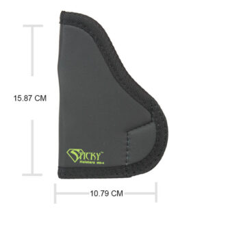 נרתיק פנימי לגלוק 43, 43X Sticky Holsters MD-4 מידות נרתיק פנימי לגלוק 43, 43X Sticky Holsters MD-4 מידות