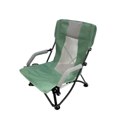 כסא קמפינג מתקפל - ירוק