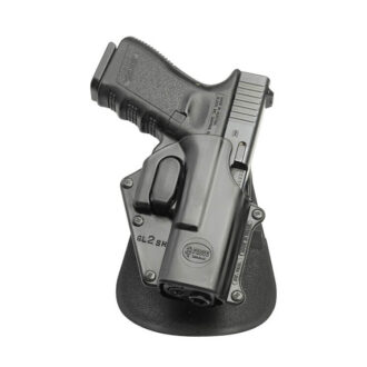 נרתיק לגלוק 45, 44, 35, 34, 32, 31, 25, 23, 22, 19, 17 עם שחרור בלחיצת אצבע - FOBUS GL-2 SH