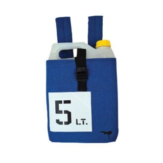 ג'ריקן 5 ליטר - עם מנשא כחול