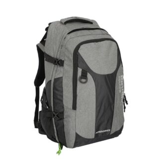 תרמיל גב, חגור אוברלנד אפור מהצד תרמיל גב, חגור אוברלנד אפור מהצד