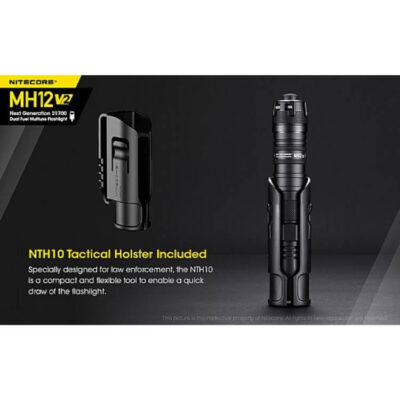 פנס טקטי נטען 1200 לומן, עד 1500 שעות עבודה – Nitecore