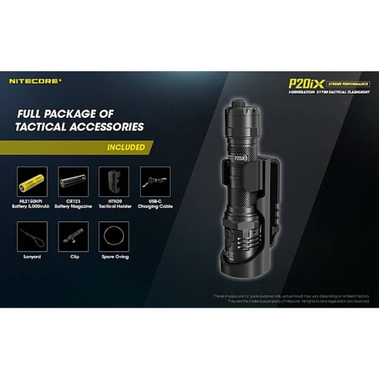 פנס יד הצפה טקטי נטען, 4000 לומן, למרחק 221 מטרים – Nitecore