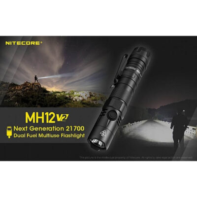 פנס טקטי נטען 1200 לומן, עד 1500 שעות עבודה – Nitecore