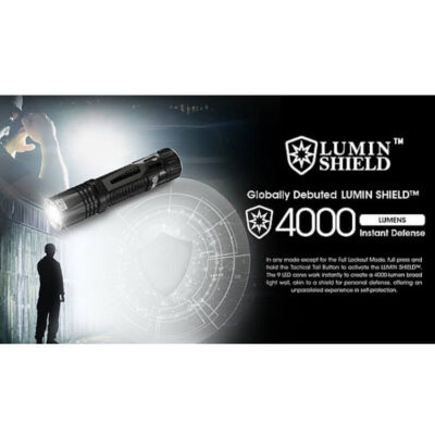 פנס יד עצמתי נטען, 4000 לומן, למרחק 450 מטר – Nitecore