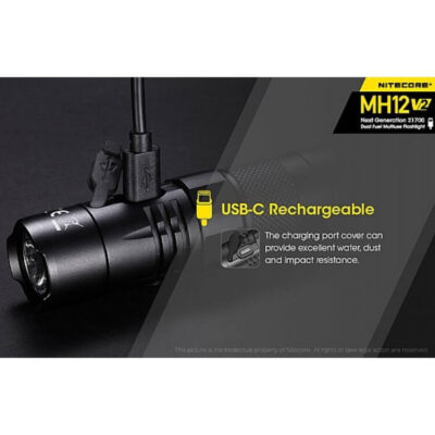 פנס טקטי נטען 1200 לומן, עד 1500 שעות עבודה – Nitecore