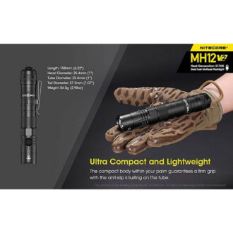 פנס טקטי נטען 1200 לומן, עד 1500 שעות עבודה – Nitecore פנס טקטי נטען 1200 לומן, עד 1500 שעות עבודה – Nitecore