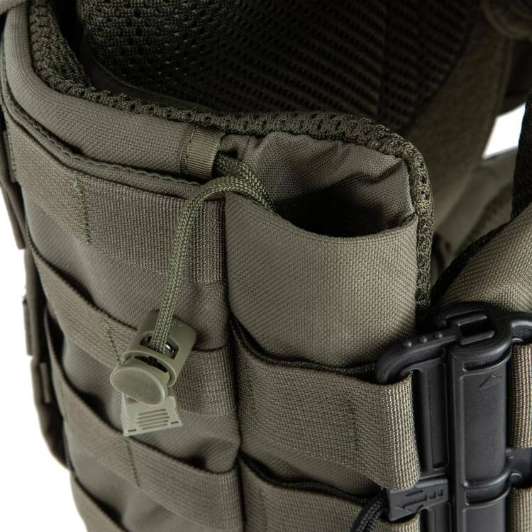 ווסט לוחם חגור עם תרמיל מתפרק ורצועות מתיחה למתניים – חגור