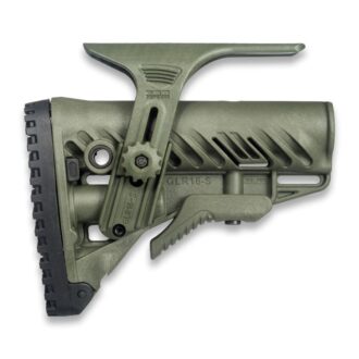 קת נשק עם תומך לחי ירוק קת נשק עם תומך לחי ירוק