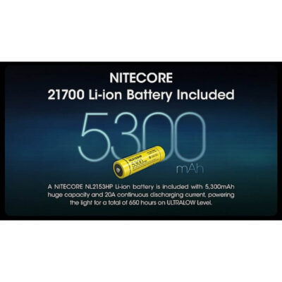 פנס יד נטען, 3300 לומן למרחק 505 מטרים – Nitecore