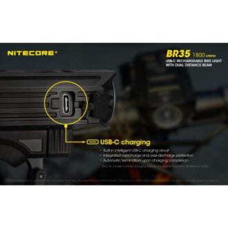 פנס אופניים נטען 1800 לומן – Nitecore פנס אופניים נטען 1800 לומן – Nitecore