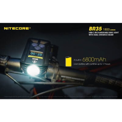 פנס אופניים נטען 1800 לומן – Nitecore