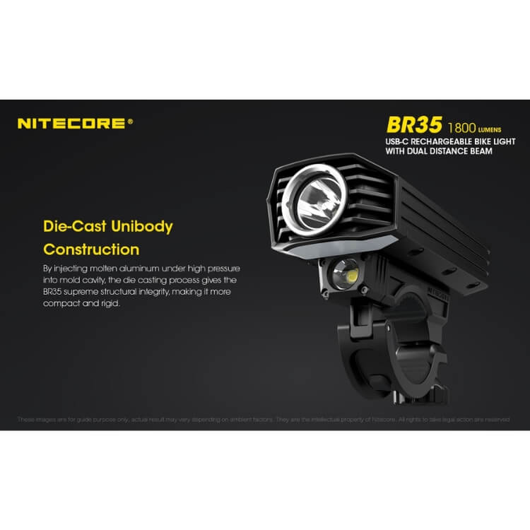 פנס אופניים נטען 1800 לומן – Nitecore