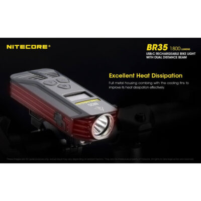 פנס אופניים נטען 1800 לומן – Nitecore