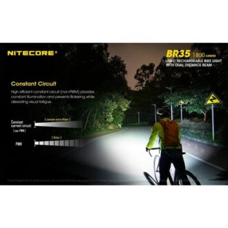 פנס אופניים נטען 1800 לומן – Nitecore פנס אופניים נטען 1800 לומן – Nitecore