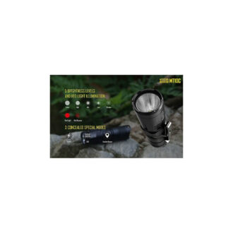 פנס יראור מקוצר לנשק, 920 לומן, 190 מטר – Nitecore פנס יראור מקוצר לנשק, 920 לומן, 190 מטר – Nitecore