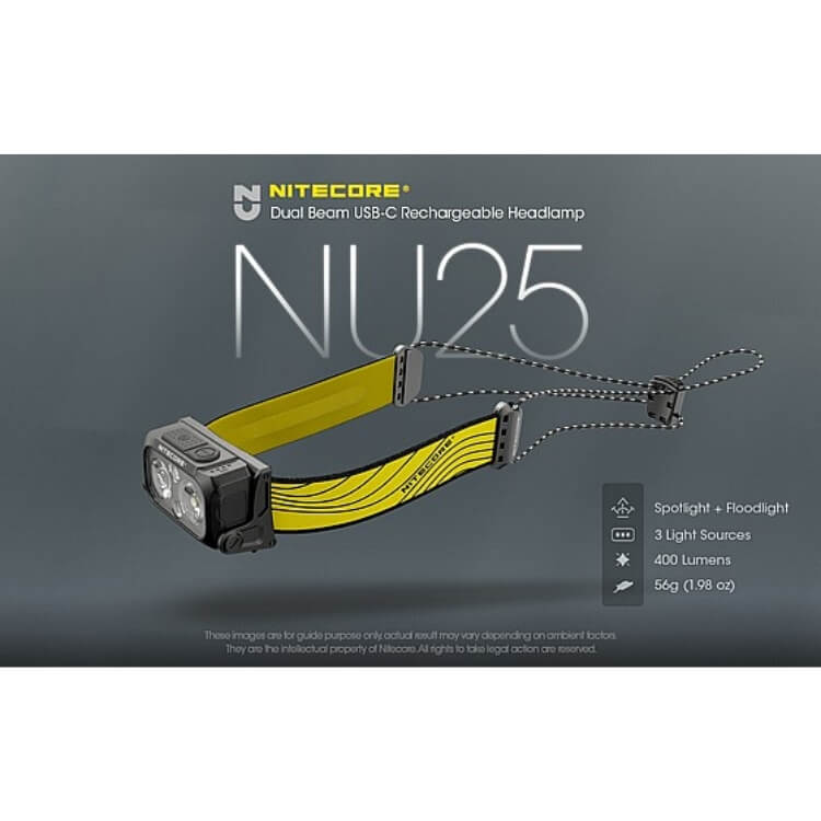 פנס ראש לריצה 400 לומן – Nitecore