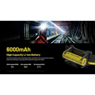 פנס ראש מקצועי נטען 1800 לומן – Nitecore פנס ראש מקצועי נטען 1800 לומן – Nitecore