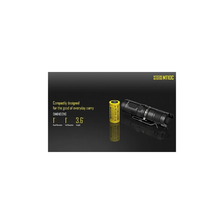 פנס יראור מקוצר לנשק, 920 לומן, 190 מטר – Nitecore