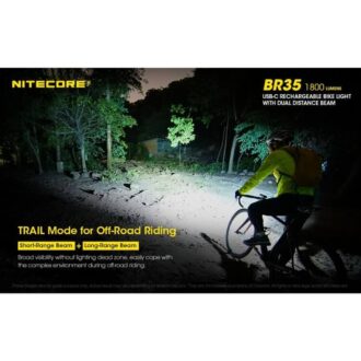פנס אופניים נטען 1800 לומן – Nitecore פנס אופניים נטען 1800 לומן – Nitecore