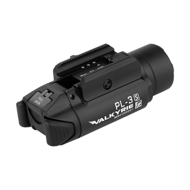 פנס טקטי עוצמתי להתקנה על נשק – Olight PL-3S Valkyrie צבע שחור