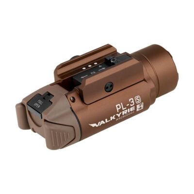 פנס טקטי עוצמתי להתקנה על נשק – Olight PL-3S Valkyrie צבע חום מדברי