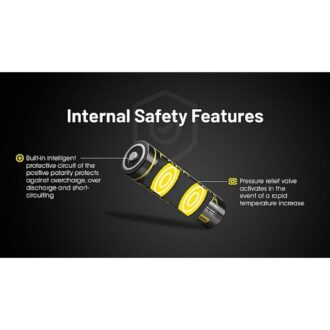 בטריית ליתיום נטענת 21700 5300mAh של Nitecore בטריית ליתיום נטענת 21700 5300mAh של Nitecore