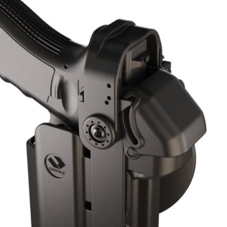 נרתיק לגלוק 17 עם פנס קרוב נרתיק לגלוק 17 עם פנס קרוב