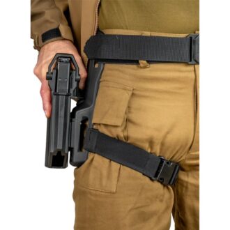 נרתיק משטרתי לגלוק 17 19 עם נעילה, לאקדחים עם או בלי פנס לייזר – Fobus נרתיק משטרתי לגלוק 17 19 עם נעילה, לאקדחים עם או בלי פנס לייזר – Fobus