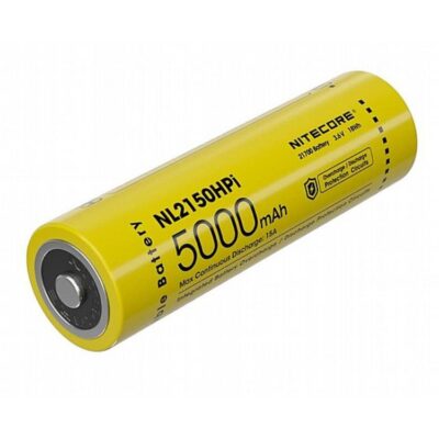 סוללת ליתיום 21700 נטענת 5000mAh של Nitecore