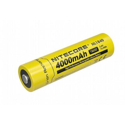 סוללת ליתיום חזקה נטענת 18650 4000mAh של Nitecore