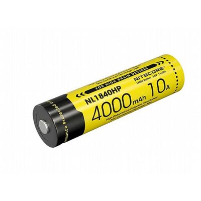 סוללת ליתיום נטענת 18650 4000mAh 10A של Nitecore