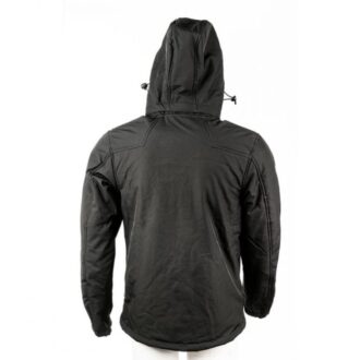 ג׳קט סופטשל גברים שחור גב ג׳קט סופטשל גברים שחור גב