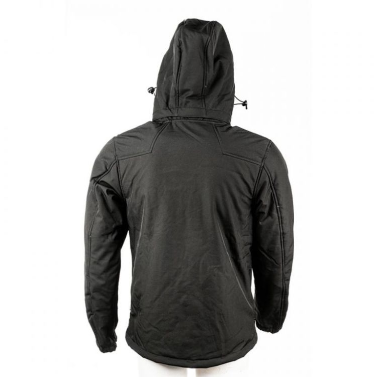 ג׳קט סופטשל גברים שחור גב