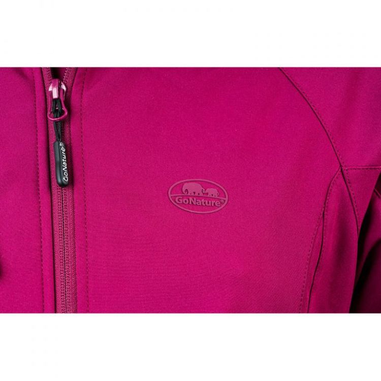 ג׳קט סופטשל נשים בורדו סמל