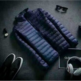 מעיל פוך כחול מעיל פוך כחול