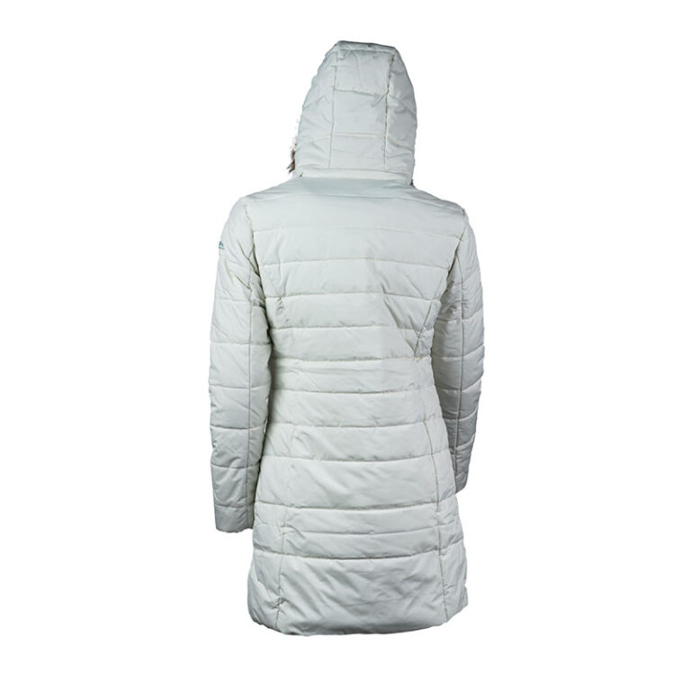 מעיל פוך נשים לבן גב